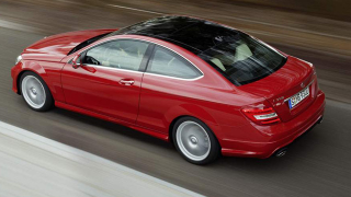 Illustration for article titled New Mercedes C-Class coupe races ahead of Geneva